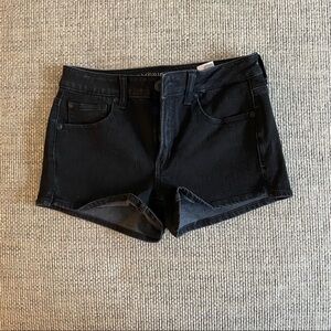 *4 for $25* American Eagle Black High Waist Shortie Shorts